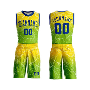 Conjunto de Uniforme de Baloncesto Directo de Fábrica, Jersey sin Mangas y Pantalones Cortos, Diseño Personalizado, Kit Deportivo Ligero para Entrenamiento - Product Image 4