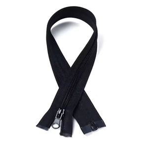 20cm 25cm 30cm 35cm 40cm Custom Colorful <b>Sewing</b> Open End Long Plastic Nylon Zipper for Jacket Garment Dress - Product Image 2