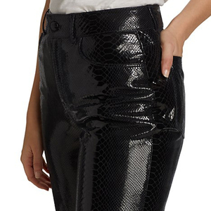Custom Design Breathable <b>Women</b> Leather Pants Casual <b>Workwear</b> <b>Trousers</b> Ideal For Outdoor Hiking Waterproof Leather Pants <b>Women</b> - Product Image 5