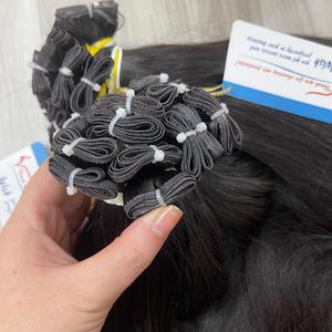 Vente Flash Black Friday Extensions de Cheveux Genius Weft 100% Cheveux Humains Vietnamiens Soie Remy Meilleure Qualité Pas de Perte de Cheveux Grand Stock - Product Image 4