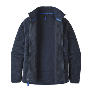 Chaqueta Casual con Capucha para Hombre, Marca SHORT SIGN INDUSTRY, de Forro Polar Sherpa y Lona, con Cierre Frontal Completo, Transpirable, Ecológica y Cálida - Product Image 4