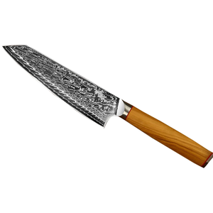 Cuchillos LEGACY BLADES de Acero Damasco Estilo Japonés, Cuchillo de Chef con Espiga Completa y Mango de Madera, Cuchillo de Cocina Personalizado, Fabricante OEM ODM - Product Image 2