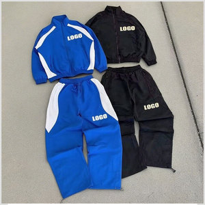 เสื้อแจ็คเก็ตกันลมพิมพ์โลโก้ได้ กันน้ำ ระบายอากาศได้ดี น้ำหนักเบา ผลิตจากโพลีเอสเตอร์ ชุดวอร์มผู้ชายแบบมีฮู้ด ทรงเข้ารูป สไตล์สตรีทแวร์ สำหรับกิจกรรมกลางแจ้ง - Product Image 1