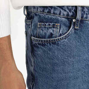Pantalones Vaqueros Holgados de Moda Urbana para Hombre, Pantalones de Mezclilla 100% Algodón, Talla Grande - Product Image 6