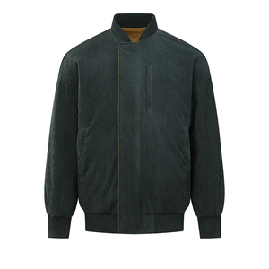 Veste coupe-vent légère à fermeture éclair intégrale personnalisée - Blouson bomber en coton pour homme sur mesure - Product Image 2