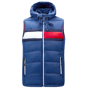 Gilet de Costume Formel pour Homme en Toile Anti-Plis à Séchage Rapide Grande Taille Veste d'Hiver Chaude Sans Manches à Fermeture Éclair Style Décontracté - Product Image 5