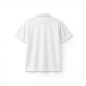 Plain <b>White</b> Cotton Short Sleeve Men <b>Polo</b> Shirt Casual Golf Wear Solid Color Breathable Business <b>Top</b> Summer Apparel - Product Image 2
