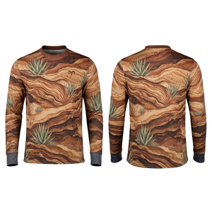 Chemise de chasse thermique camouflage pour homme, doublée polaire, manches longues, vêtement d'extérieur pour la fin de saison, équipement tendance pour les marchés américain et européen - Product Image 2
