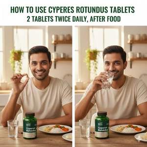 Natural Cyperus Rotundus Tablet Pure Nut Grass Extract <b>Pills</b> For Digestive Wellness Bulk Wholesale Professional Grade Quality - Product Image 3