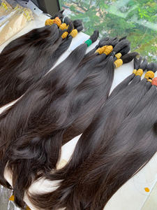 Precio al por mayor, cabello humano vietnamita 100%, 1 kg, alta calidad, virgen, remy, natural, marrón, personalizable, cutícula completa - Product Image 3