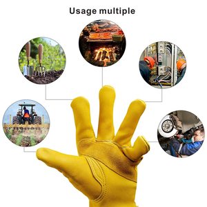 Guantes de Seguridad de Piel de Oveja de Calidad Superior para Uso Industrial, Jardinería y Construcción, Protección Extrema para las Manos - Product Image 5