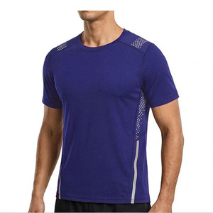 Camiseta Deportiva para Hombre, Ajustada, Reflectante, 100% Poliéster, para Running y Fitness al Aire Libre - Product Image 1