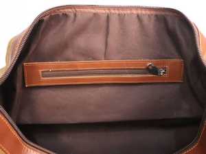 Sac de voyage en cuir pleine fleur de qualité supérieure, marque privée OEM LHODB-0090 - Product Image 2