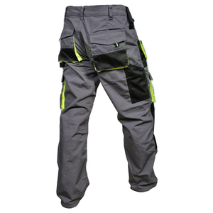 Pantalon de travail cargo pour homme de haute qualité, personnalisable, robuste, de sécurité, classe 2 ANSI, avec LED clignotante, imperméable, étui et genouillères - Product Image 4
