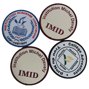 Garment Woven Patches with Flower & Alphabet Designs Eco-Friendly Wholesale Bulk Orders at Cheap Price Made in Pakistan - Product Image 1