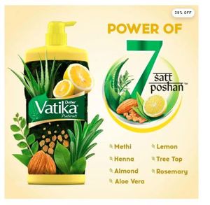 Shampoo antipelliculaire Dabur Vatika Naturals - 1L - Product Image 3