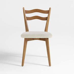 Modern Solid Wood Dining <b>Chair</b> <b>Upholstered</b> Seat Minimalist Wooden Restaurant Cafe Hotel Dining Furniture - Product Image 1