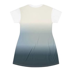 Women's Summer Gradient Ombre <b>Tie</b> <b>Dye</b> T-<b>Shirt</b> Dress Short Sleeve Round Neck Casual A-Line Breathable Anti-UV Quick Dry - Product Image 5