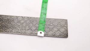 Hoja de Cuchillo de Acero de Damasco de 12 Pulgadas, Borde Recto, Grado DIY, Grosor de 0.5mm, para Forja Personalizada y Fabricación de Cuchillos Utilitarios - Product Image 3