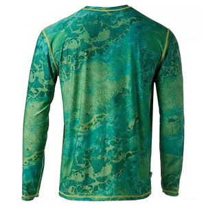 Camiseta de Pesca Personalizada con Protección Solar UPF 50+ para Hombre, Transpirable, 180G, Poliéster Sublimado, Proveedor OEM - Product Image 4