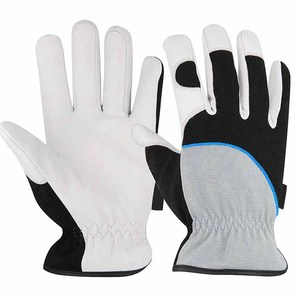Guantes de Mecánico de Cuero Vacuno de Primera Calidad, Forro Interior de Felpa, Resistentes, Suaves y Cómodos, Guantes de Jardinería - Product Image 3