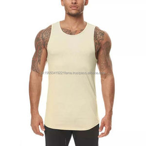 Camiseta sin Mangas Deportiva Transpirable de Punto Personalizada para Hombre, Nueva para 2026, para Entrenamiento, Gimnasio, Correr - Product Image 6