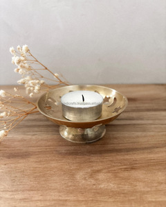 Brass Bulk Deal Antique Style Metal <b>Tealight</b> <b>Holders</b> Tabletop Centerpiece for Boutique Decor Shops & Importers Factory Price - Product Image 1