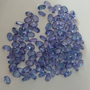 Tanzanita Azul Natural, Corte Ovalado de 6x4MM, Gema Suelta de la Mejor Calidad para Joyería, Gemas de Red Mountain - Product Image 2