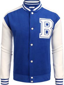 Veste universitaire personnalisée pour hommes et femmes, style Letterman brodé, corps en laine, manches en cuir, vêtement d'extérieur - Product Image 5