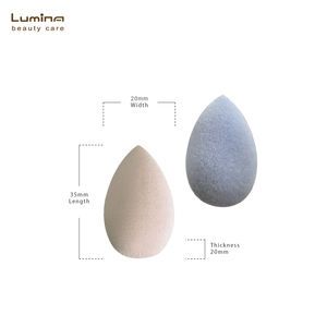 Diseño de Doble Material, Venta al por Mayor para Distribución Minorista, Fáciles de Usar, Hipoalergénicas, Esponjas de Maquillaje Mini Aterciopeladas, Paquete de 6, Reutilizables - Product Image 3