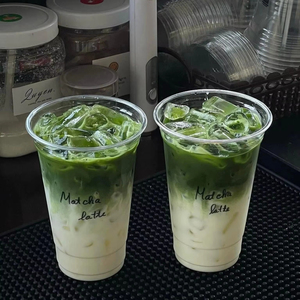 Tien Duc Factory Hot sale 2026 Supplier Disposable Plastic PET <b>Cup</b> 24/34oz Cold Coffee Milk Soft Drinks Take Away <b>Cups</b> <b>with</b> <b>lid</b> - Product Image 1