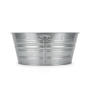 17 Gallon Galvanized Iron Round Tub - Product Image 2