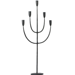 Durable Handmade Black Iron <b>Candlestick</b> <b>Holder</b> for Home Wedding Easter Christmas Party Decorations - Product Image 1