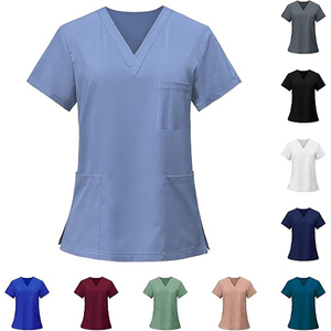 Nouveautés : Uniformes médicaux personnalisés unisexes en polyester et coton, tissés, pour infirmières, médecins et personnel hospitalier, imprimés - Product Image 2