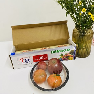 Factory direct sale Ready to Ship Cheap price Food Fresh Keeping Packing PVC Cling Film <b>Stretch</b> <b>Wrap</b> Food Grade length 400/500m - Product Image 5