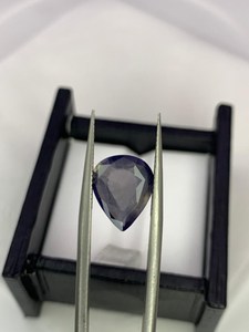 Piedra preciosa de iolita azul, corte ovalado, piedra natural azul violeta, cristal facetado suelto para joyería al por mayor - Product Image 2