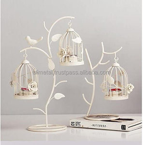 Cổ điển phong cách Ma-rốc kim loại nến rỗng chim lồng trang trí đám cưới với ánh sáng trà cho quà tặng - Product Image 6