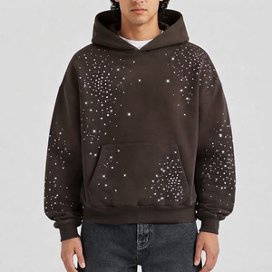 Cotton Material Made Men Pullover <b>Rhinestone</b> <b>Hoodies</b> Wholesale Rate Heavyweight Vintage Style <b>Rhinestone</b> <b>Hoodies</b> For Men - Product Image 1