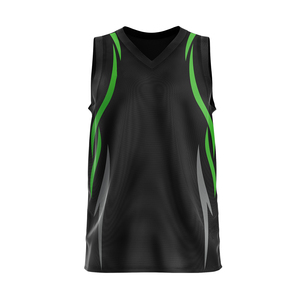New Best High Quality Custom Basketball Jersey with Digital Print Logo Breathable Letter Design 100% Polyester Sleeveless - Product Image 2