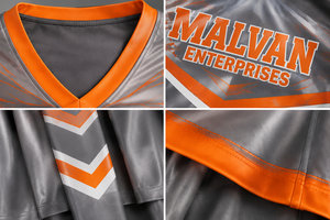 Conjunto de Uniforme de Porristas Personalizado de Malvan Enterprises, Top Corto de Manga Larga, Minifalda, Impresión por Transferencia de Calor, Poliéster - Product Image 3
