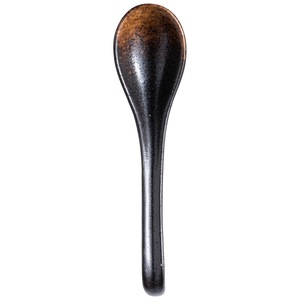 Japanese Style Porcelain Spoon vintage Wabi-Sabi Design kiln-reactive Glaze BPA Free Eco-Friendly Daily Use Tableware for Ramen - Product Image 2