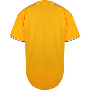 Maillot de baseball et softball personnalisé pour jeunes, en tissu sergé écologique, avec design sublimé USA, maille et lettres brodées à boutons - Product Image 2