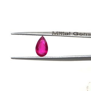 Rubis naturels de Bangkok, formes poire calibrées 6x9mm, pierres précieuses de rubis naturelles facettées en vrac pour la fabrication de bijoux, prêtes à l'emploi - Product Image 2