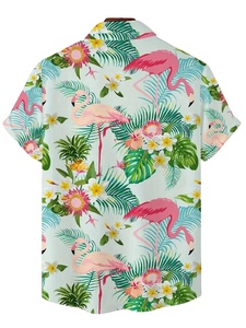 Vente chaude chemises pour femmes hawaïen Streetwear vêtements décontractés chemise d'été plage partout imprimé à manches courtes Aloha chemise - Product Image 2