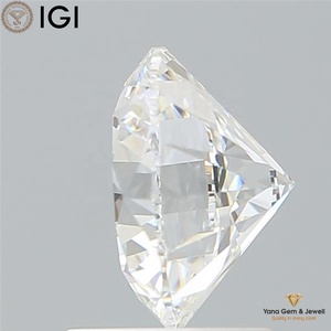 Diamante Cultivado en Laboratorio con Corte Redondo CVD, 2.10 Quilates, Certificado IGI, 8.19 mm, Color E, Claridad VVS1, para un Elegante Anillo de Compromiso Solitario - Product Image 3