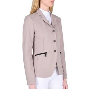 Veste d'équitation pour femme 2026, la plus vendue, de qualité supérieure, en toile, à boutons, séchage rapide, équipement d'équitation, manteau de concours pour femme - Product Image 5