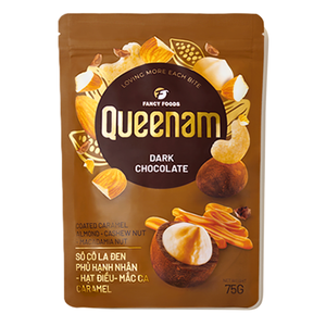 Dragee 75G Más Vendido, Recubierto de Chocolate Negro con Caramelo, Almendras, Anacardos y Nueces de Macadamia, Venta Directa de Fábrica, Global, HALAL, OEM/ODM - Product Image 1