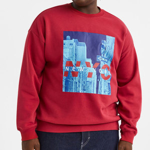 Sudadera Oversize Estilo Urbano Vintage Lavado con Efecto Desgastado, Hombros Caídos, Estampado Gráfico Relajado, Personalizable con tu Marca - Product Image 3