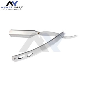 Rasoir de Barbier Professionnel Haut de Gamme en Acier Inoxydable à Lame Droite pour Hommes – Outil de Rasage et de Toilettage pour Barbe, Ligne des Cheveux et Moustache – Idéal pour Salon - Product Image 4