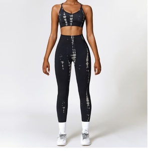 Custom Wholesale Fitness Clothes For Gym Wear Women Sets <b>Yoga</b> <b>Jackets</b> Workout Leggings Sports Bra Top Sportswear Sets - Product Image 3
